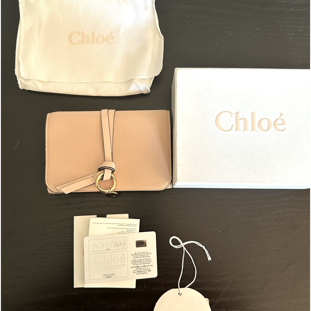 Chloe Alphabet Trifold Wallet